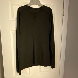 ** MENS LULU LONG SLEEVE HENLEY **